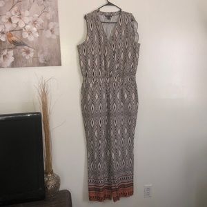 African print jumpsuit